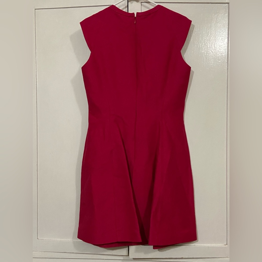 Halston Heritage Pink A-Line Cutout Dress - Picture 5 of 10
